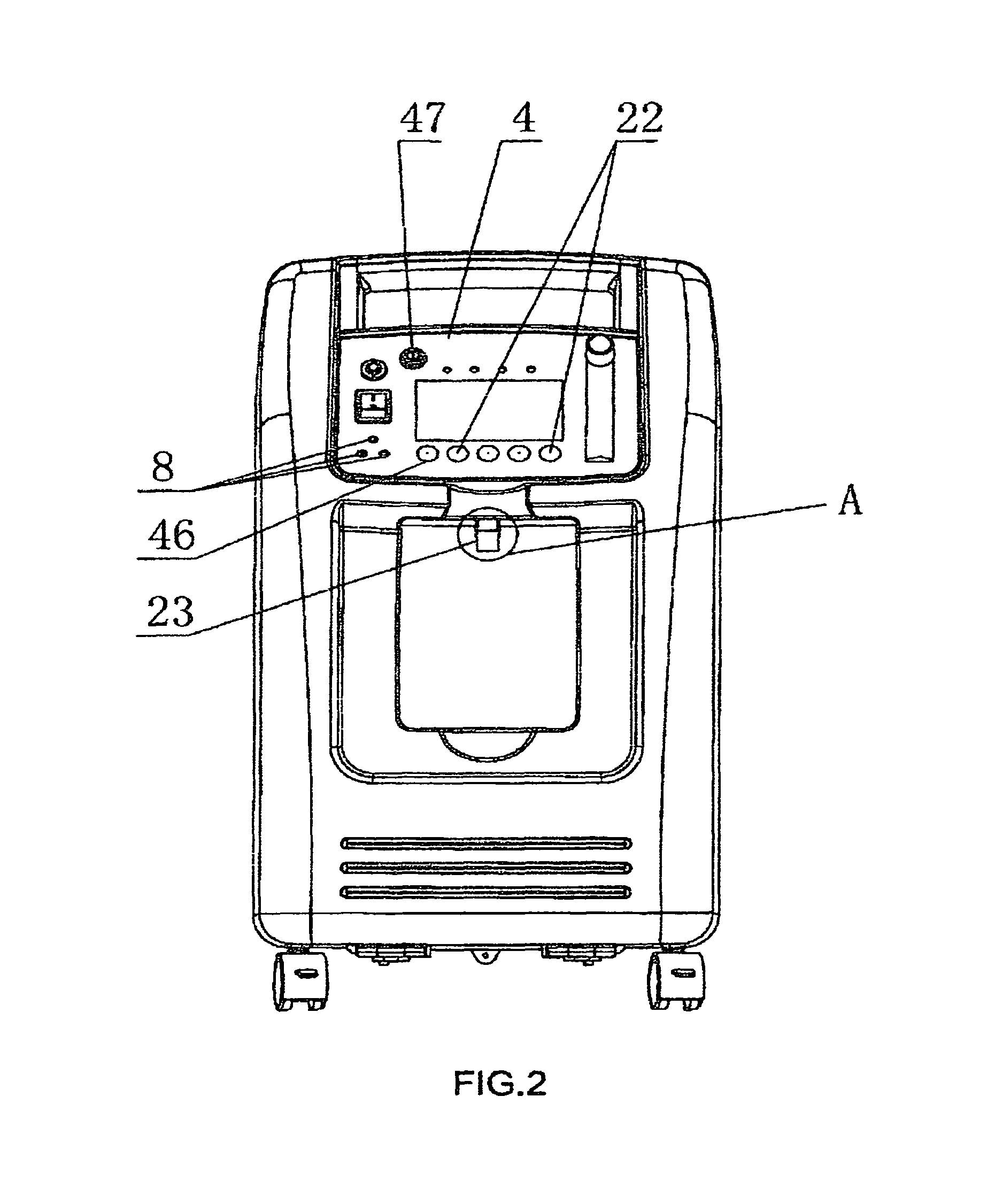 Semiconductor laser blood oxygen therapeutic apparatus