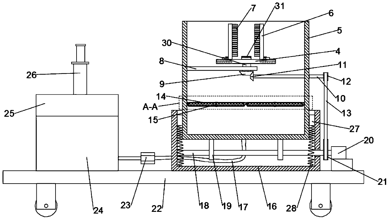 Telescopic composite mechanical arm cleaning device