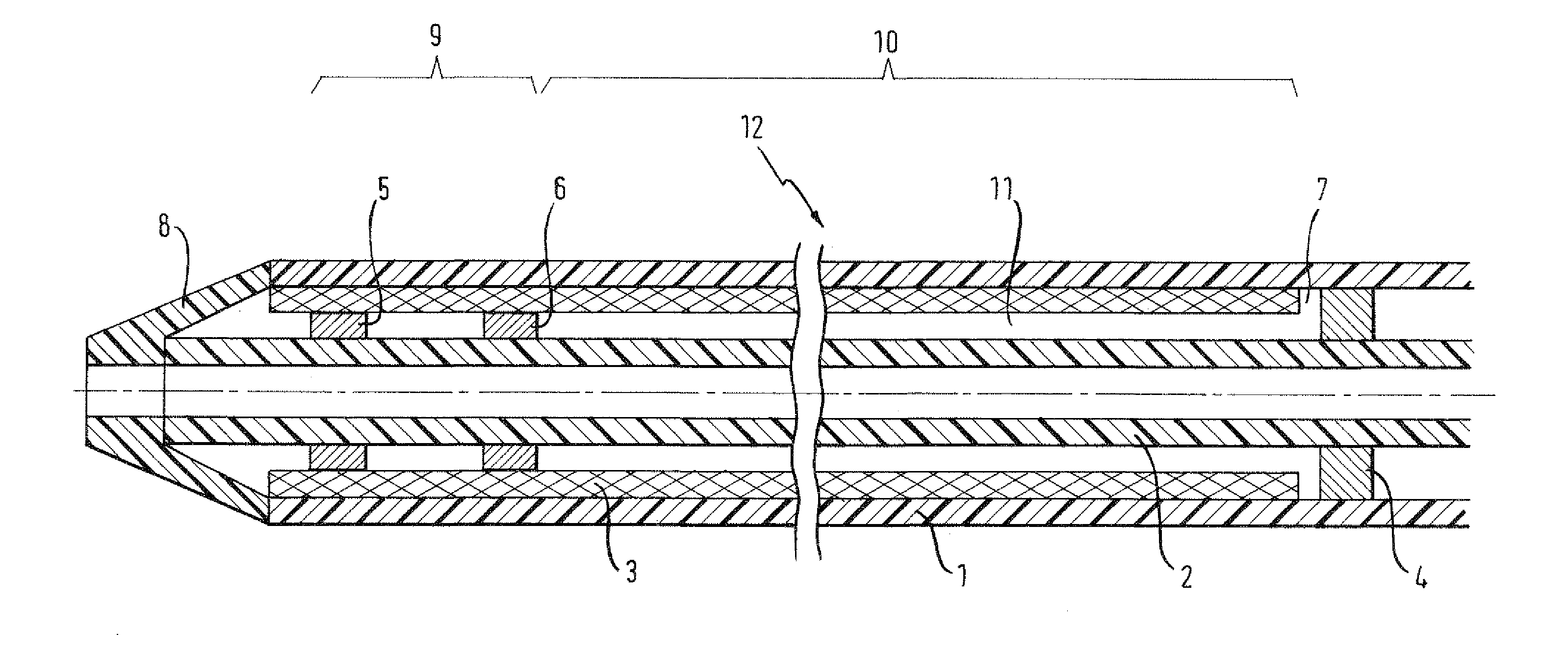 Delivery device for delivering a stent device