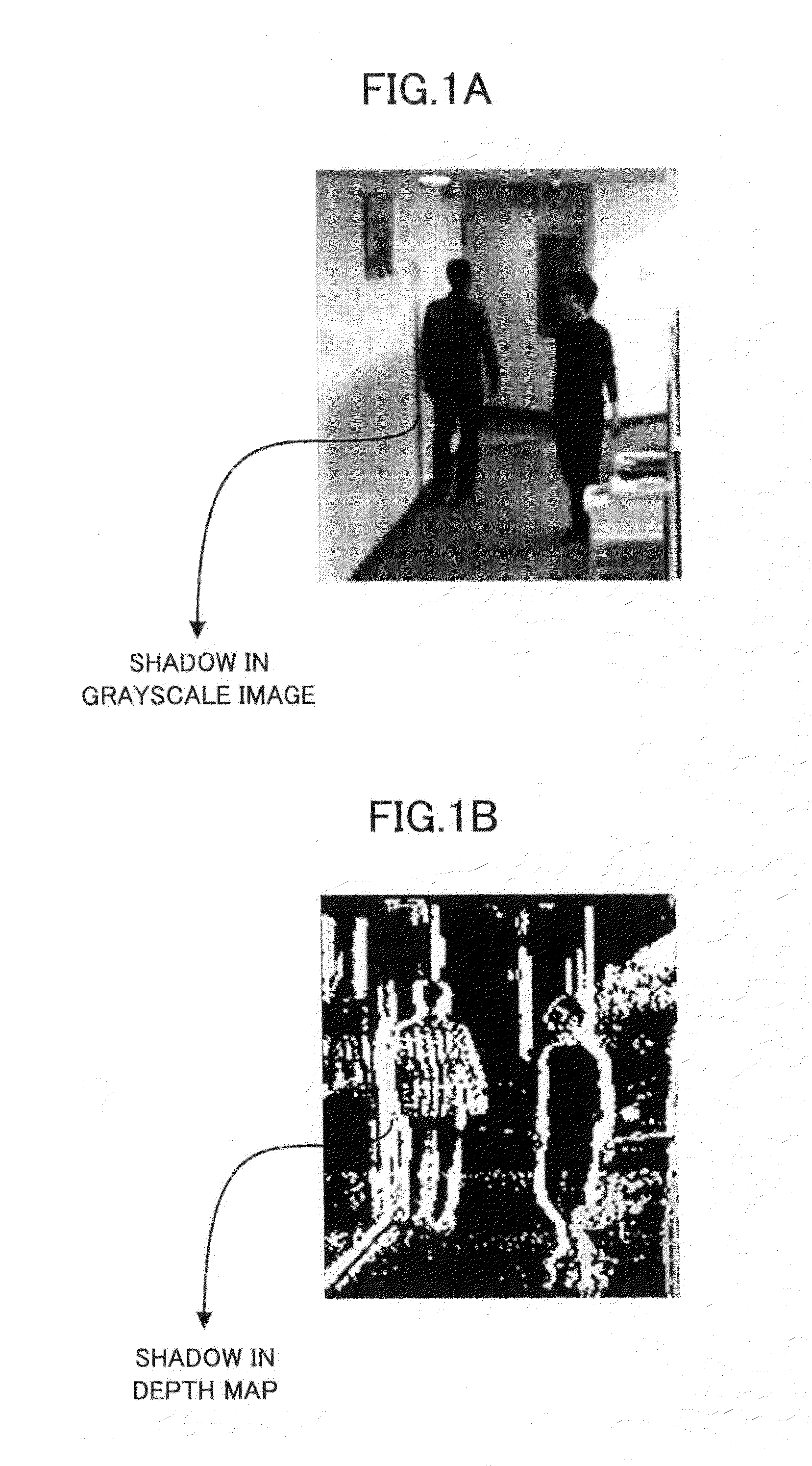 Shadow detection method and device