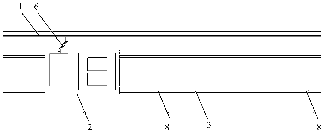 Movable fire source device for tunnel fire test