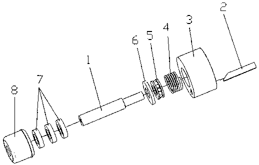 Chamfering device of thin wall cylinder part