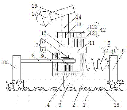 Illuminating lamp with rotating direction and position adjustable function for numerically-controlled machine tool