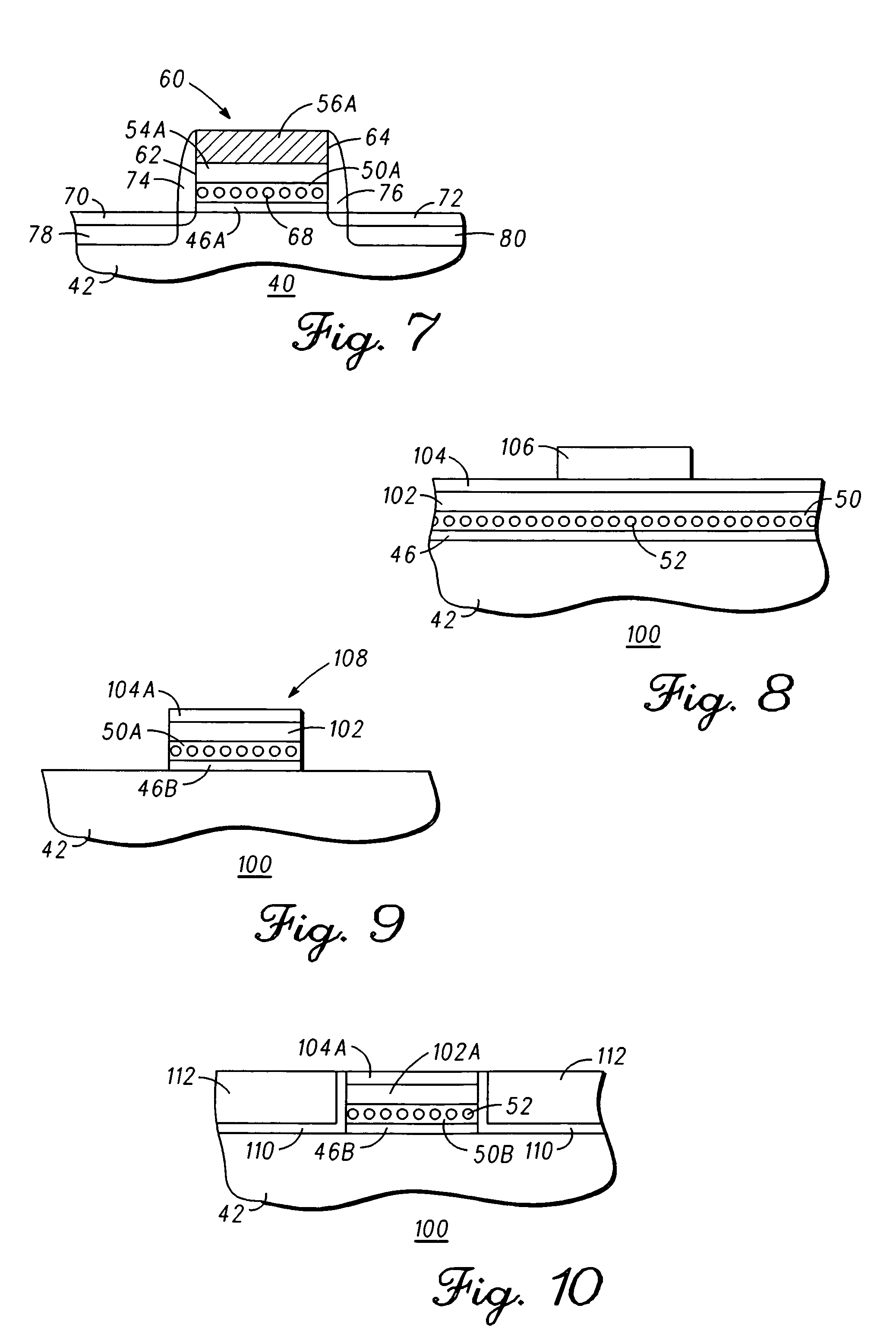 Memory device having a nanocrystal charge storage region and method