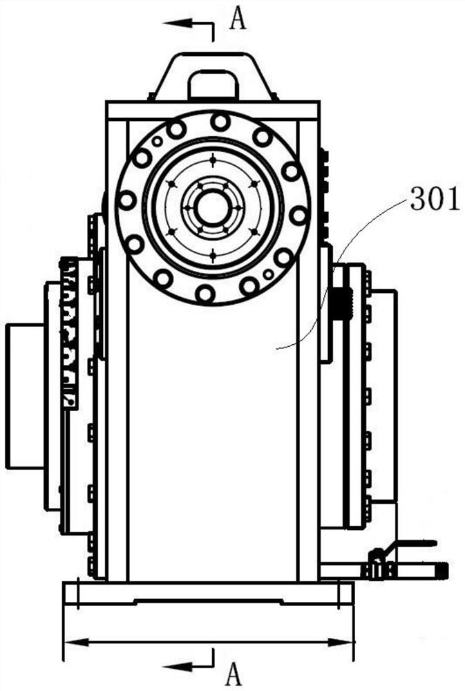 Wheel type chain arm saw