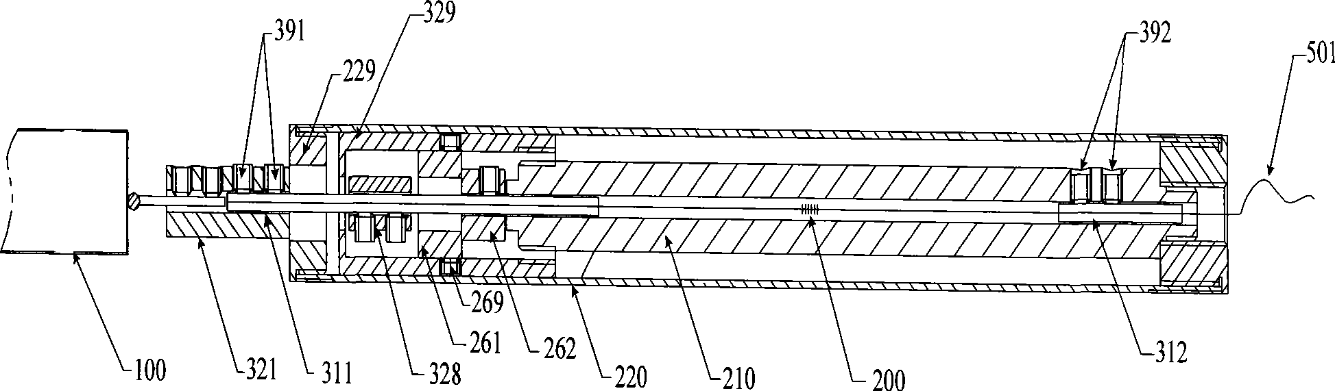 Essential explosion-proof liquid level detection device and method