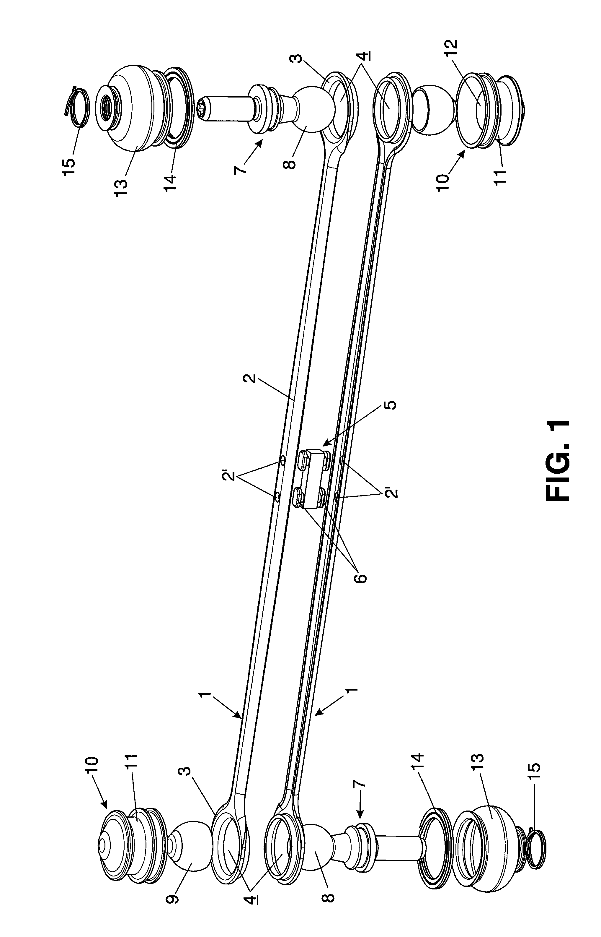 Stabilizer link for a vehicle suspension and method for obtaining it