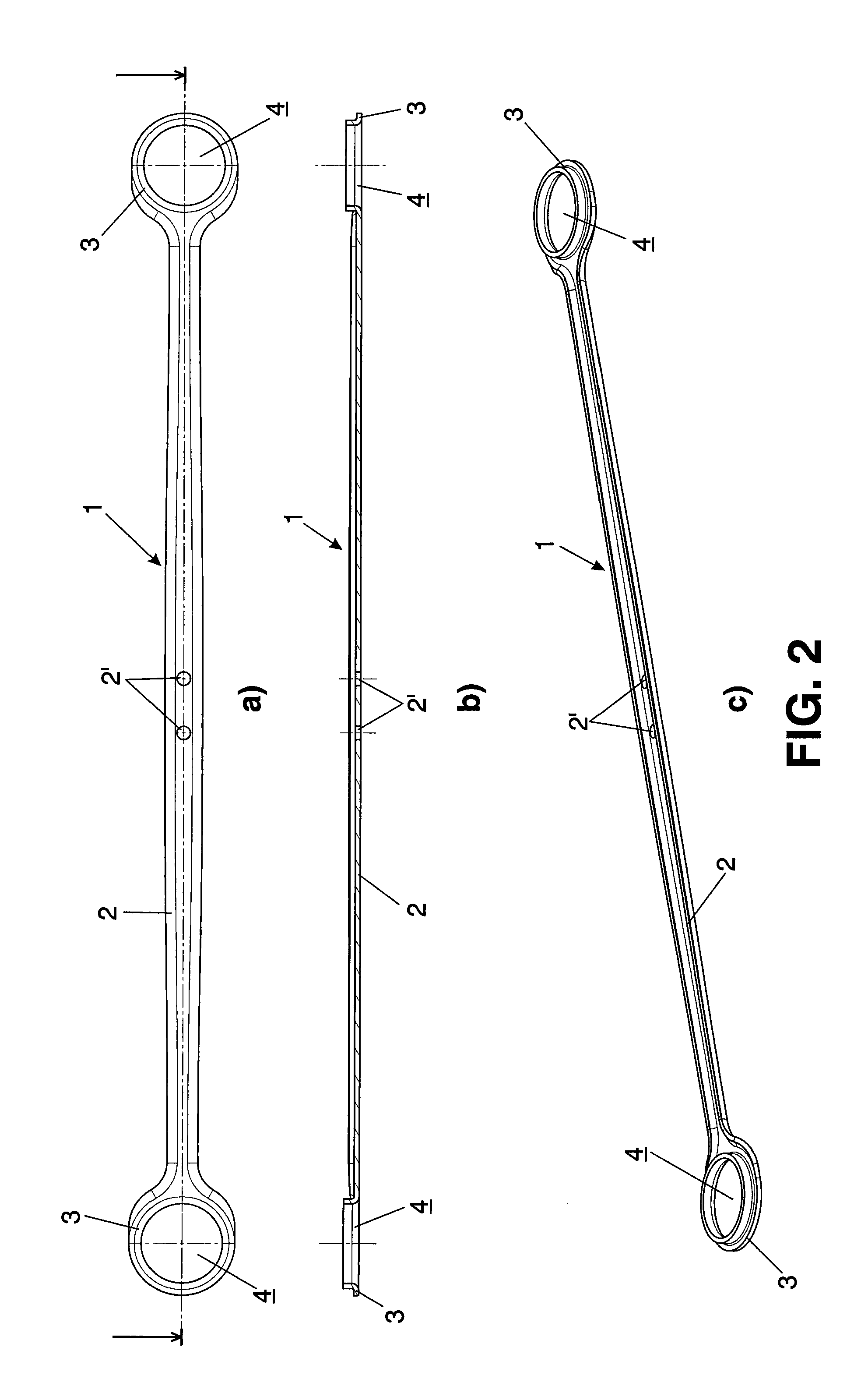 Stabilizer link for a vehicle suspension and method for obtaining it