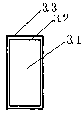 Foam plastic road height-limiting door beam