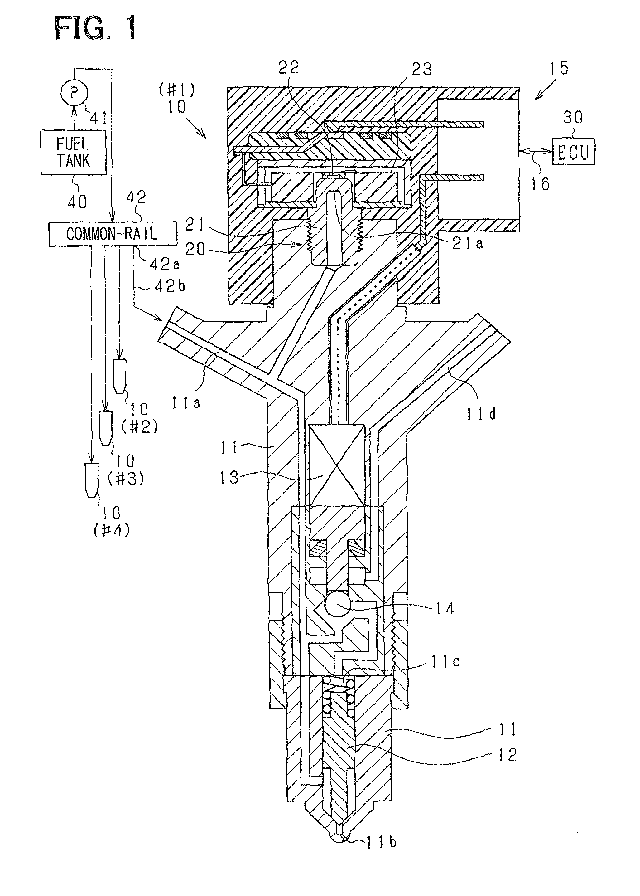 Fuel-injection condition detector
