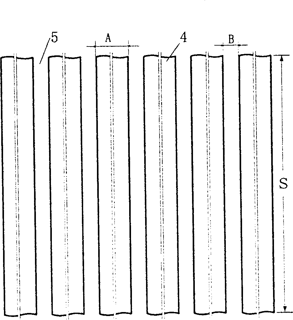 Light passing device with ordered structure