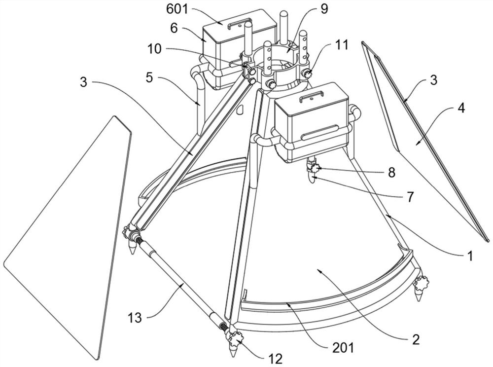 Water-saving maintenance device for transplanting garden nursery stocks