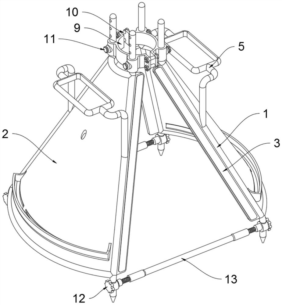 Water-saving maintenance device for transplanting garden nursery stocks