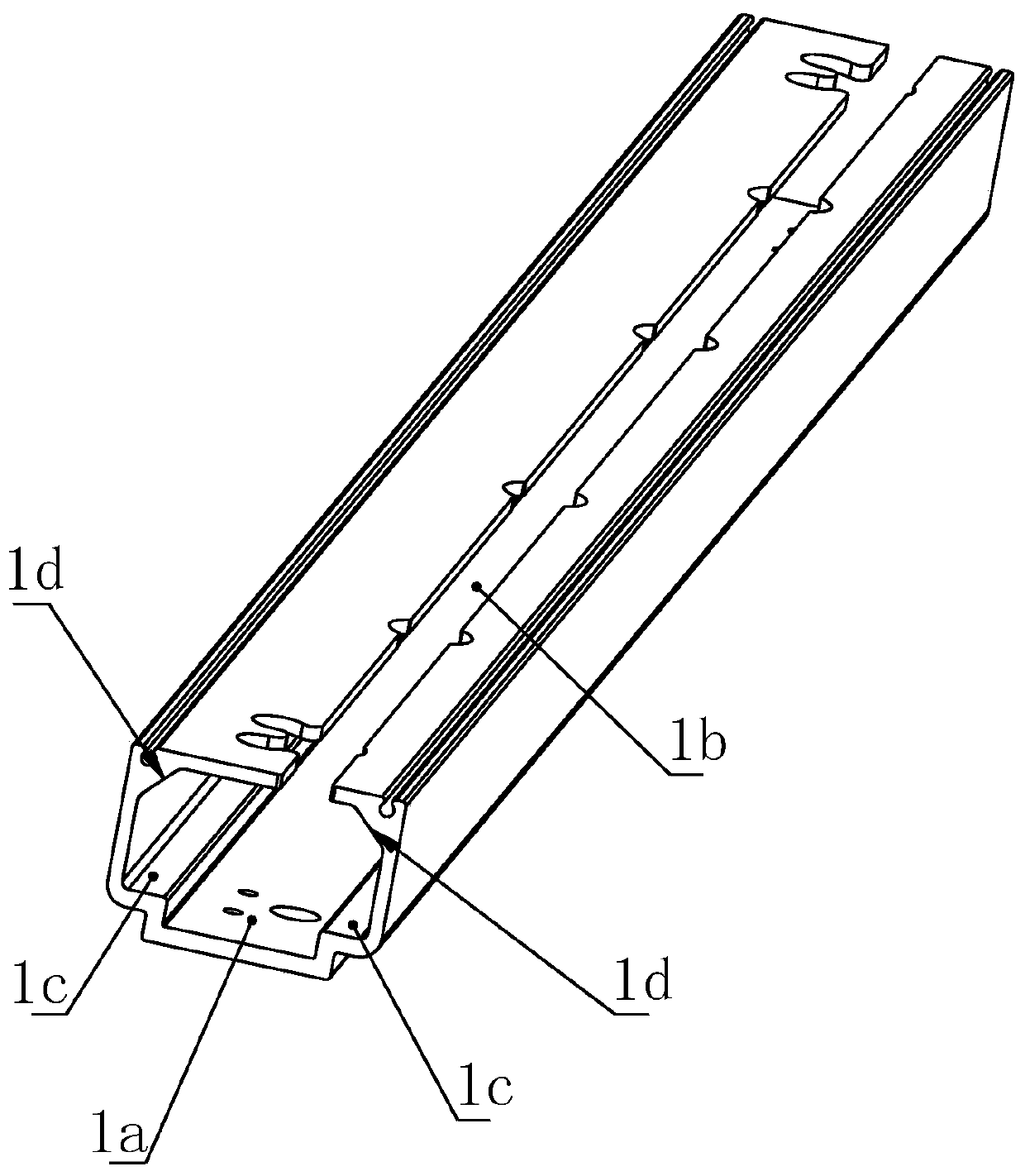 Automobile seat slide rail