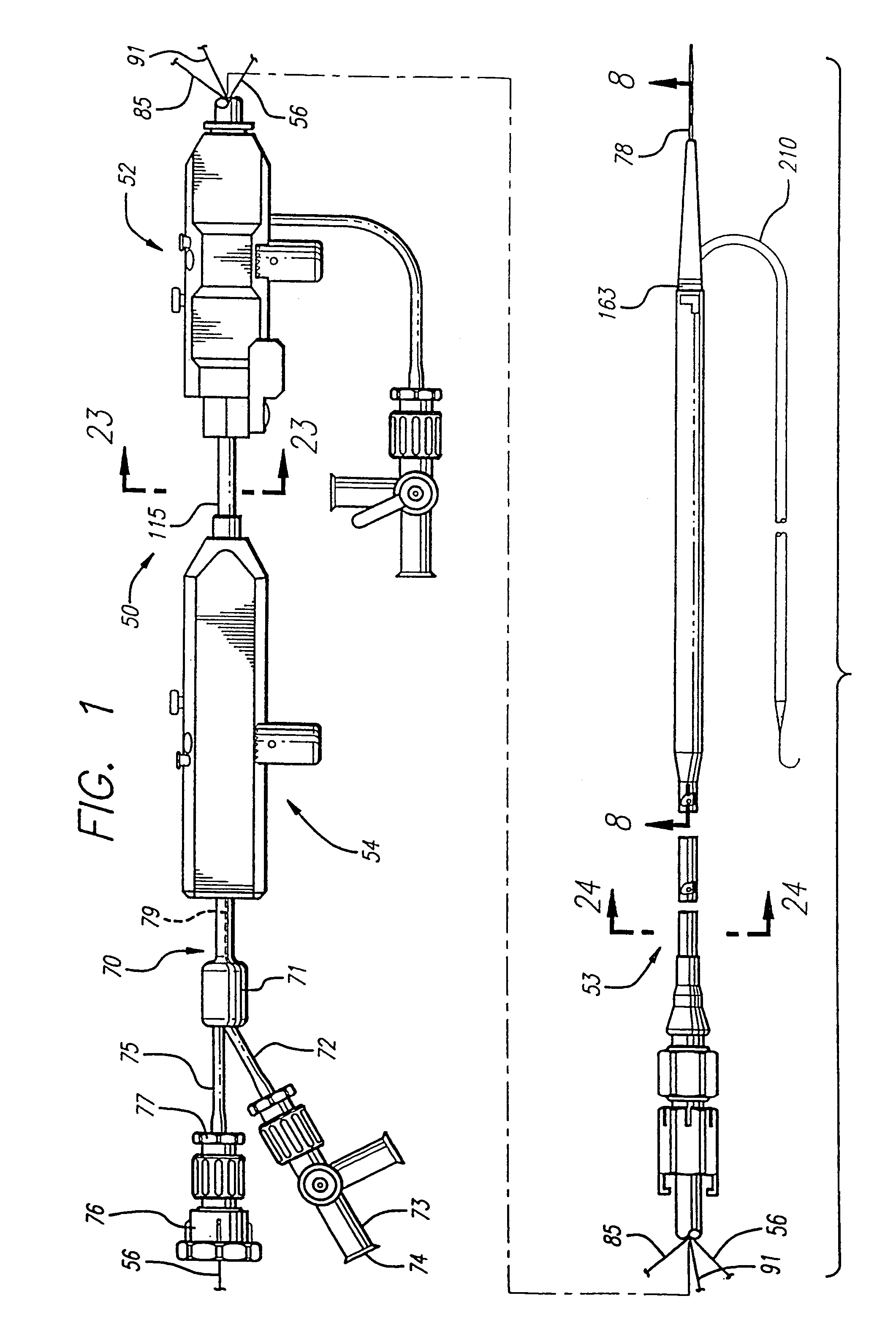 Bifurcated multicapsule intraluminal grafting system and method