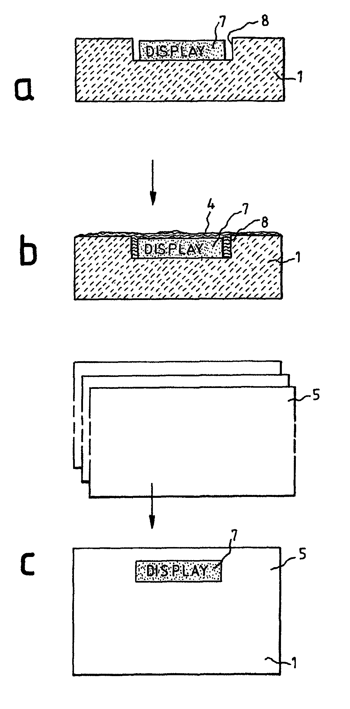 Method for producing a polycarbonate layered composite