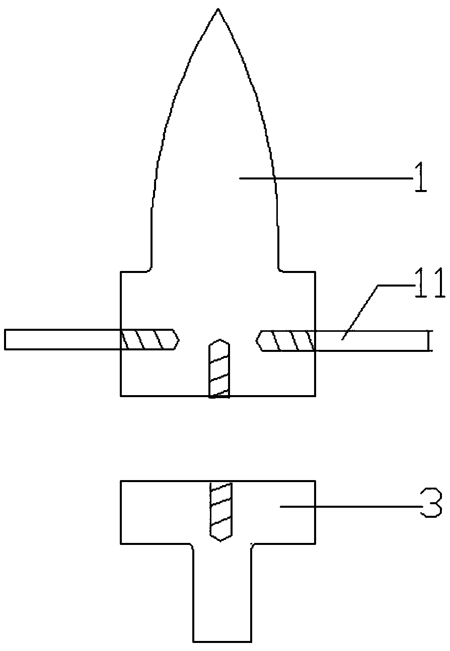 Flash-receiving needle and flash-receiving device thereof, lightning rod