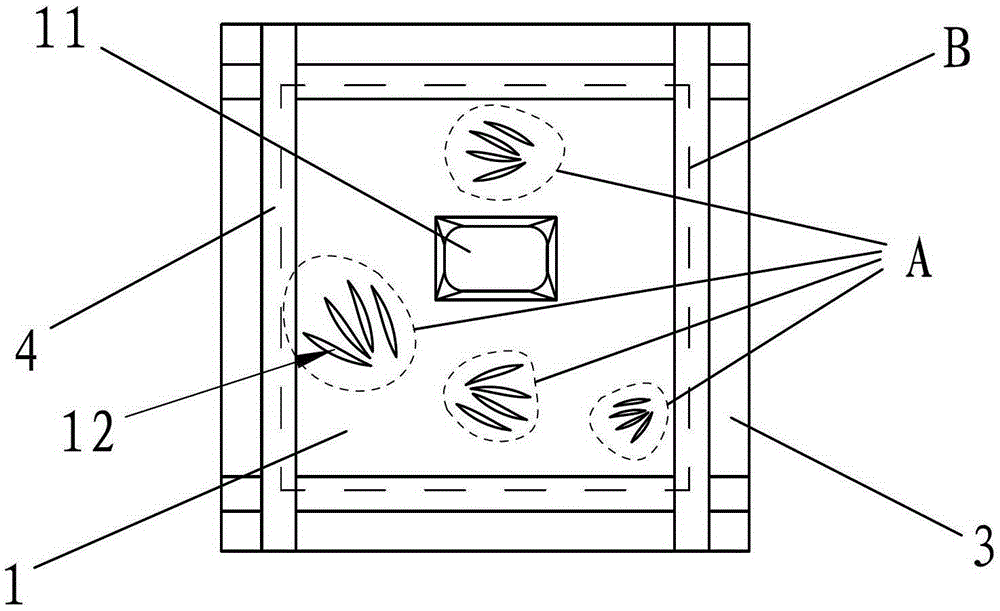 A kind of three-dimensional oil painting and its manufacturing method and manufacturing components