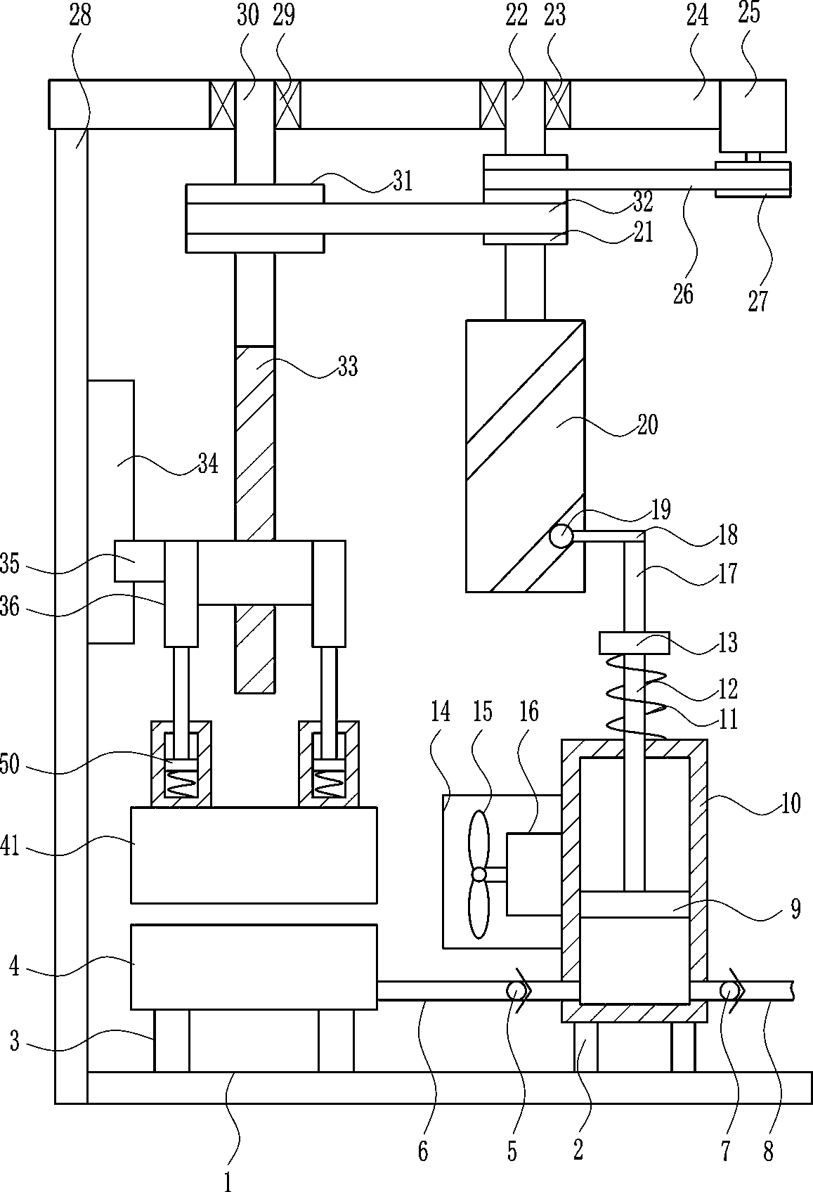 Electronic component shell injection molding device