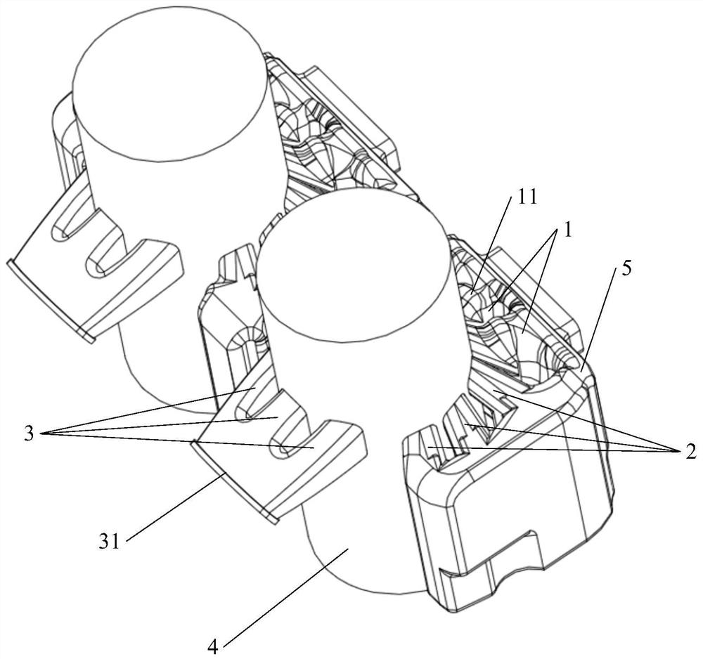 Compression ignition type two-stroke aviation piston engine and air passage thereof