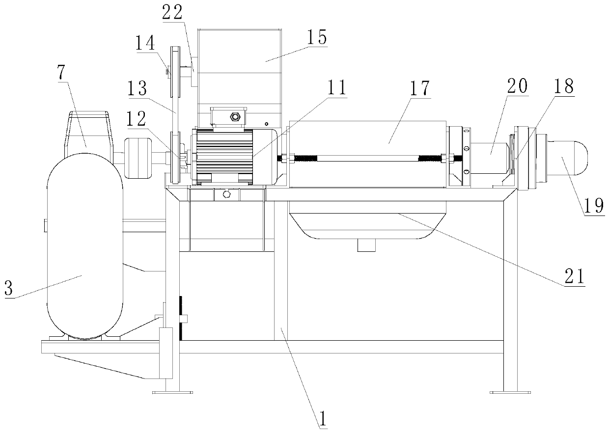 Production equipment of fermented oatmeal and red bean meal replacement powder and working method thereof