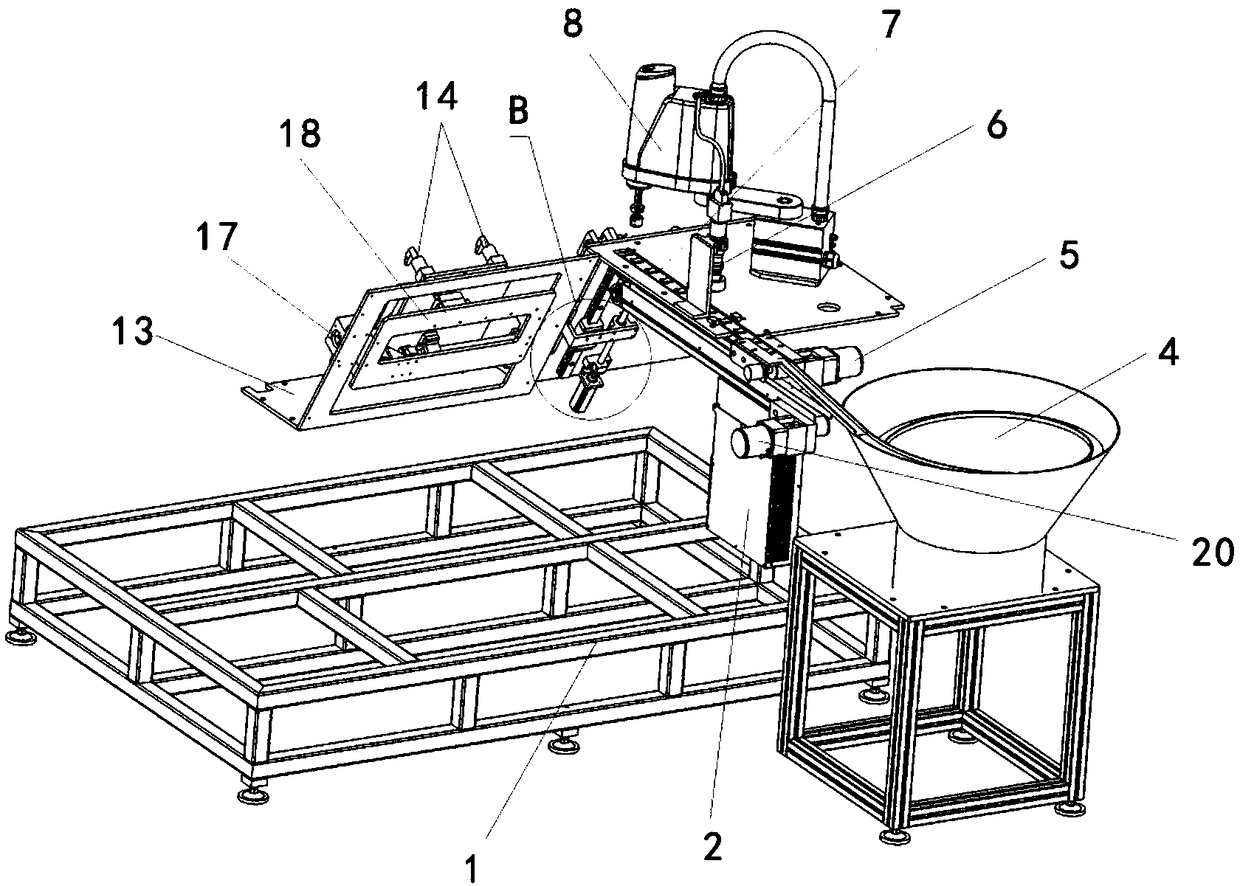 Semi-automatic compressor slip sheet packing device and packing method