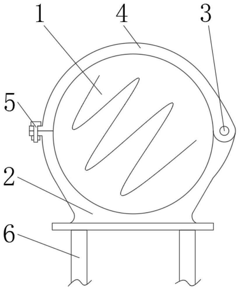 A low-pressure fuel gas filter online cleaning device