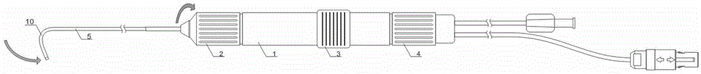 controllable bend helical perfusion catheter