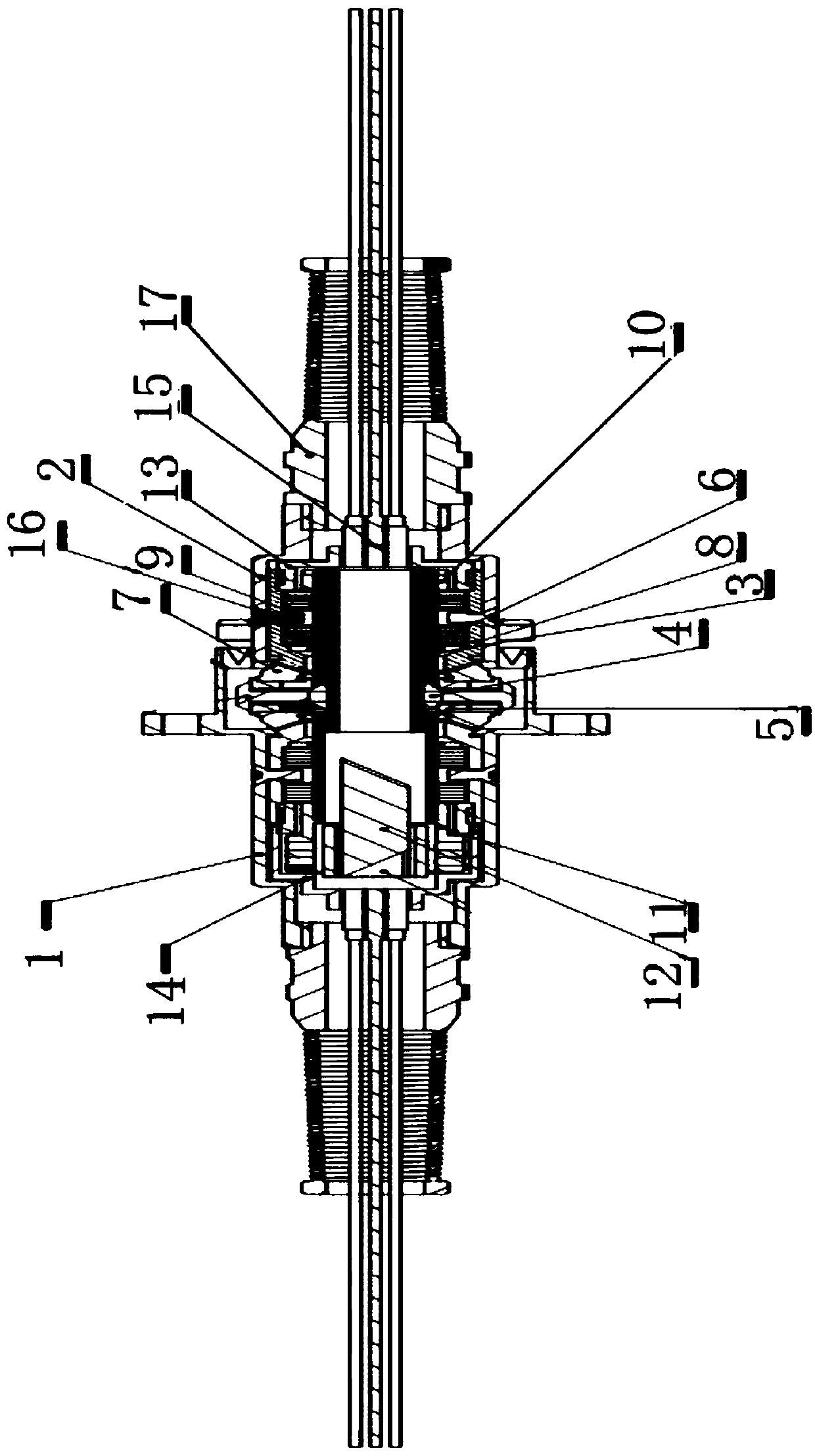 Optical fiber rotary connector