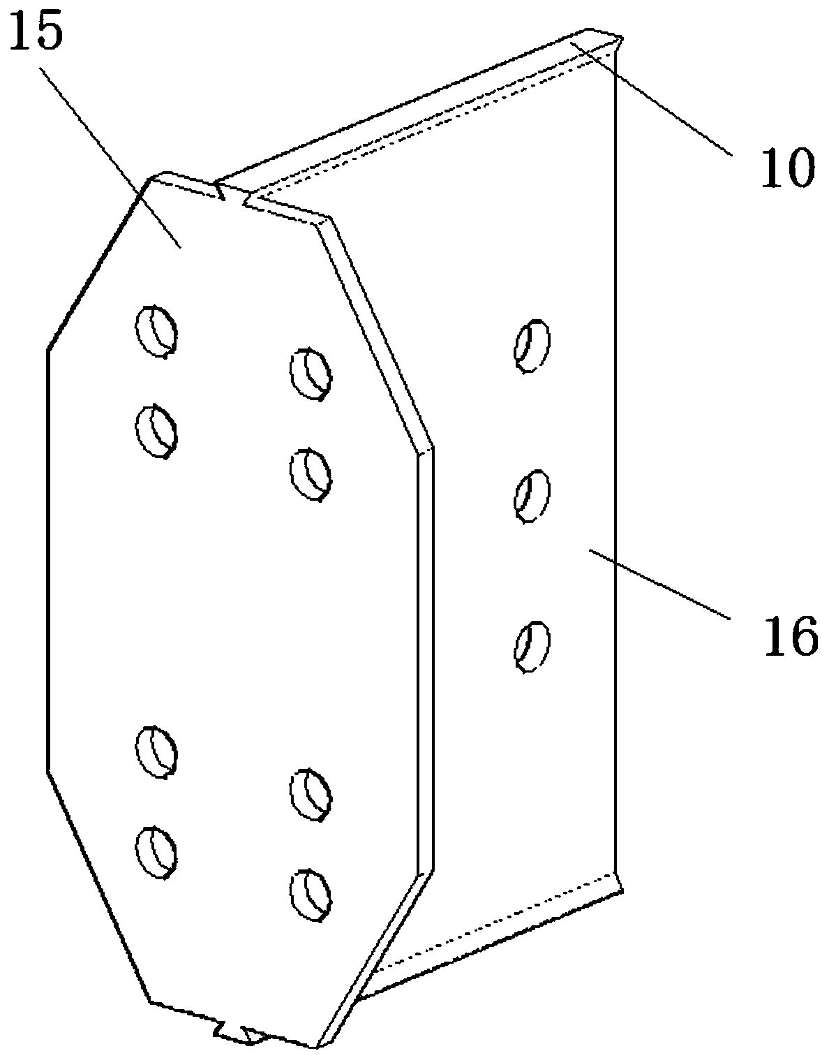 Fully assembled steel structure connection components and installation methods