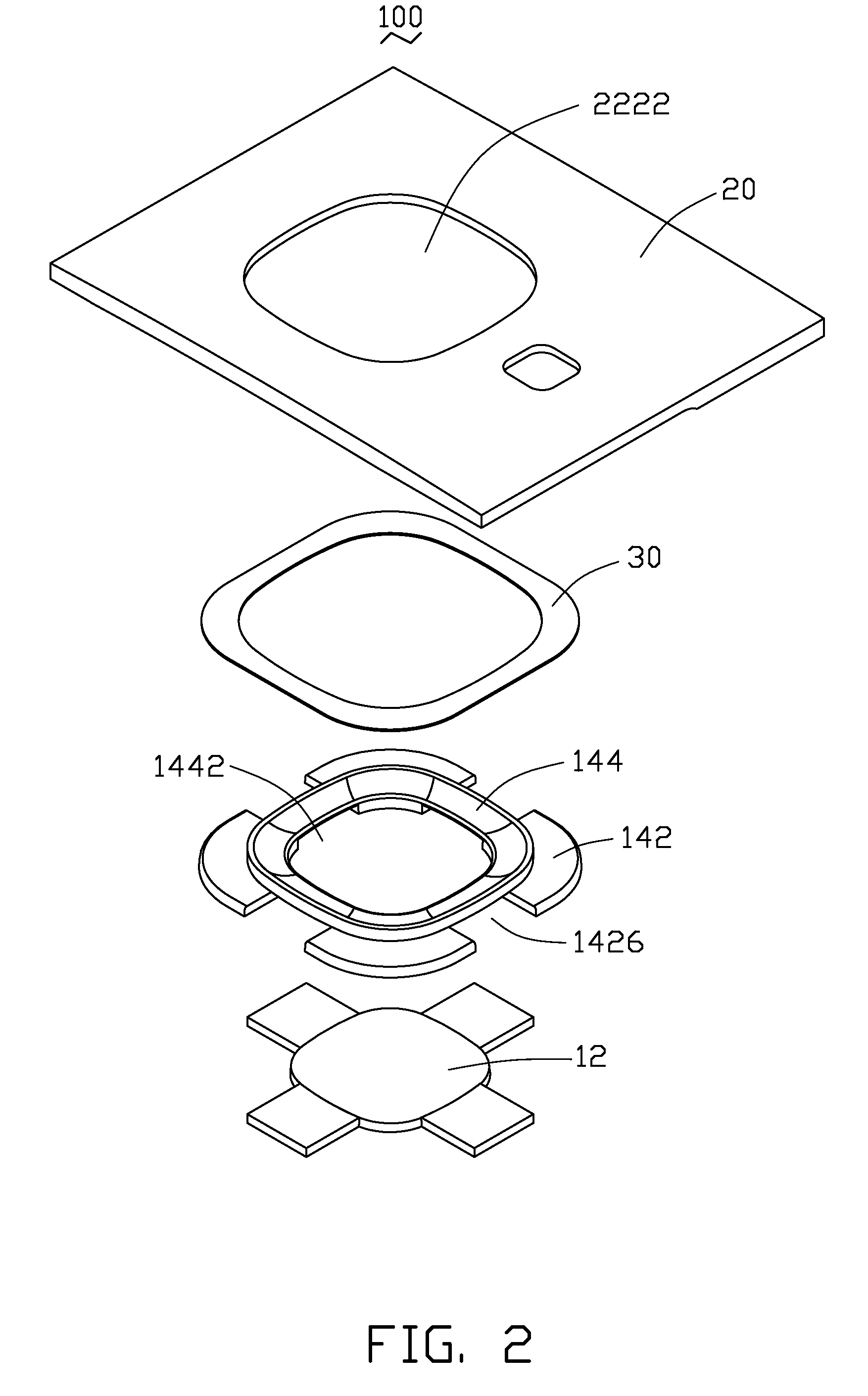 Dust protector for camera module and portable electronic device using the same