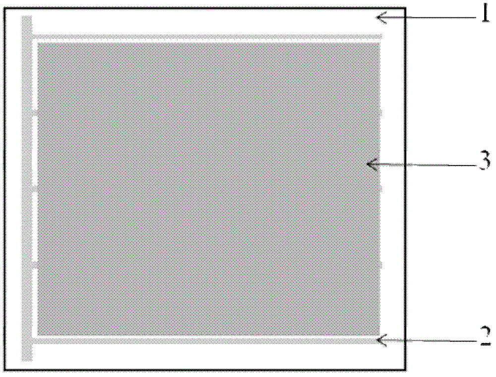 Method for isolating compound metal grid from back electrode during large-area preparation of dye sensitized solar cell (DSSC)