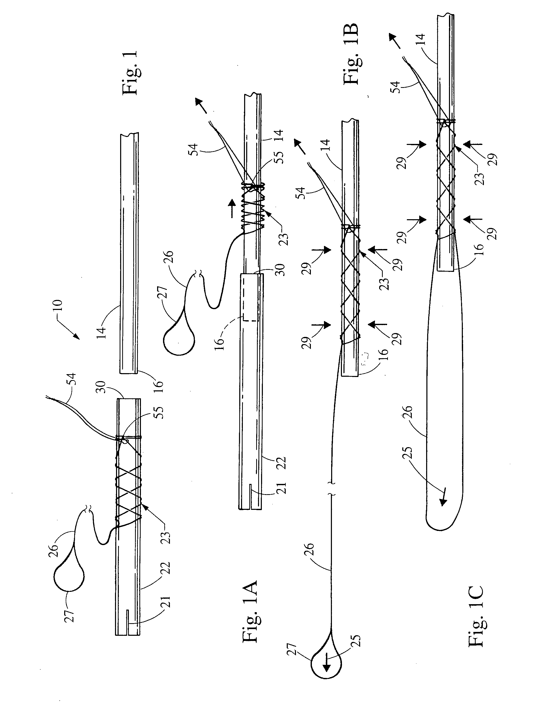Device for removing an elongated structure implanted in biological tissue