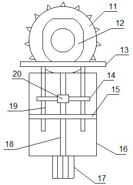 A ceramic tile trimming device