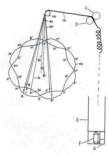 Spiral-structure string and manufacturing method