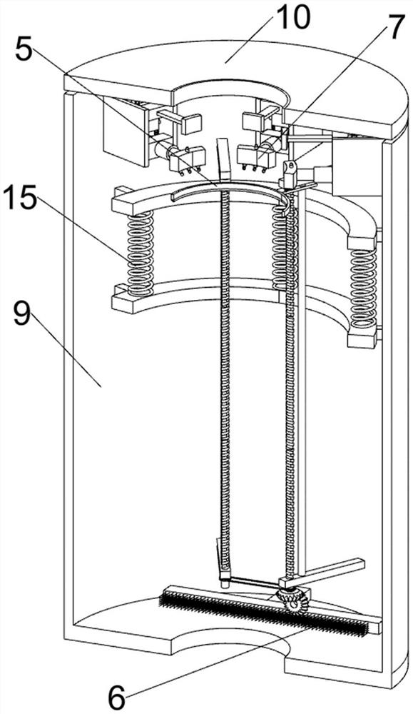 Bark sweeping and deinsectization device