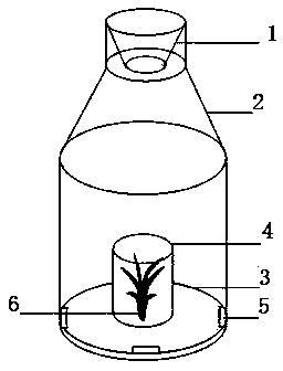 Method and device for efficiently separating beneficial and harmful insects