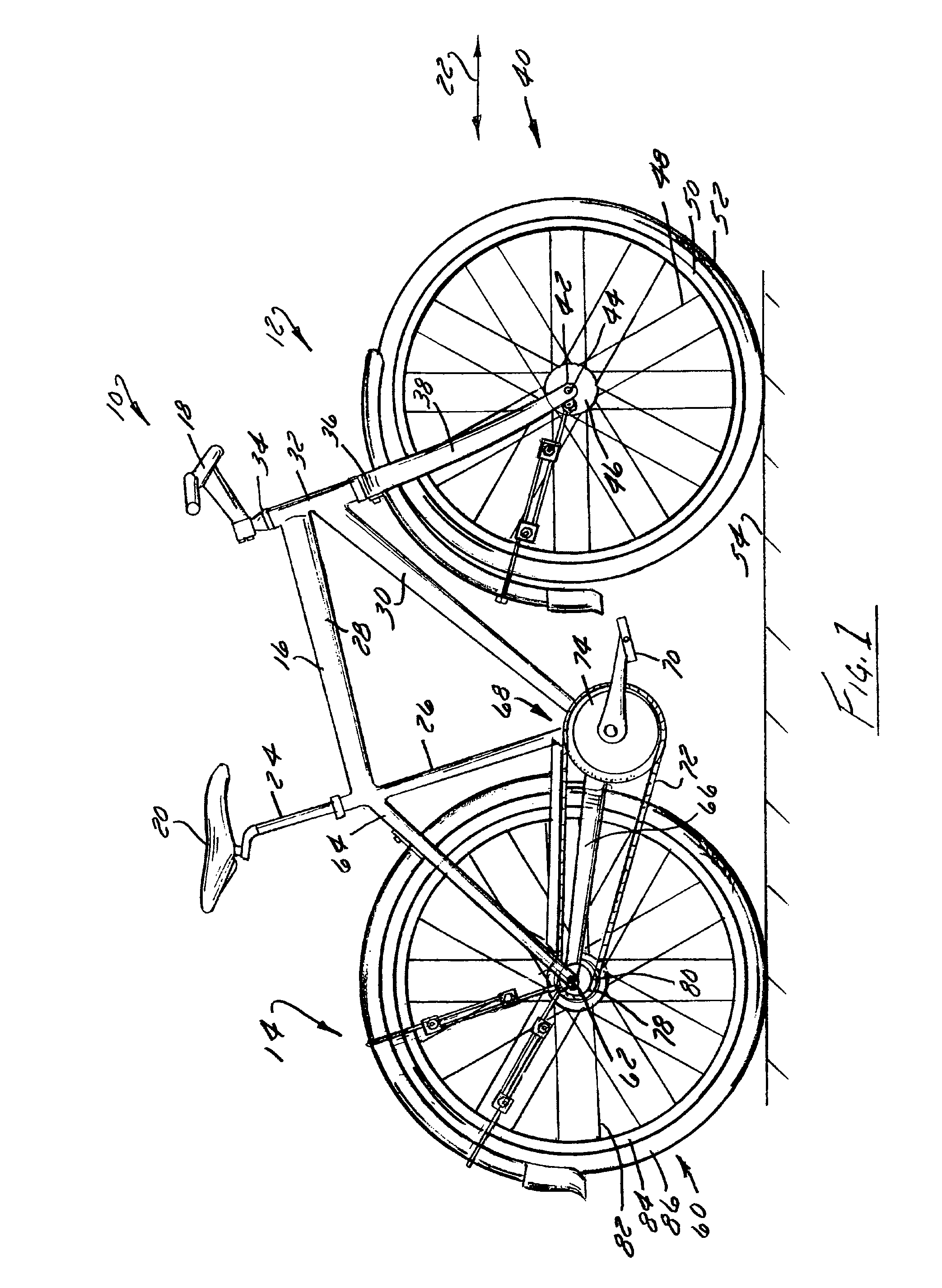 Adjustable bicycle fender assembly