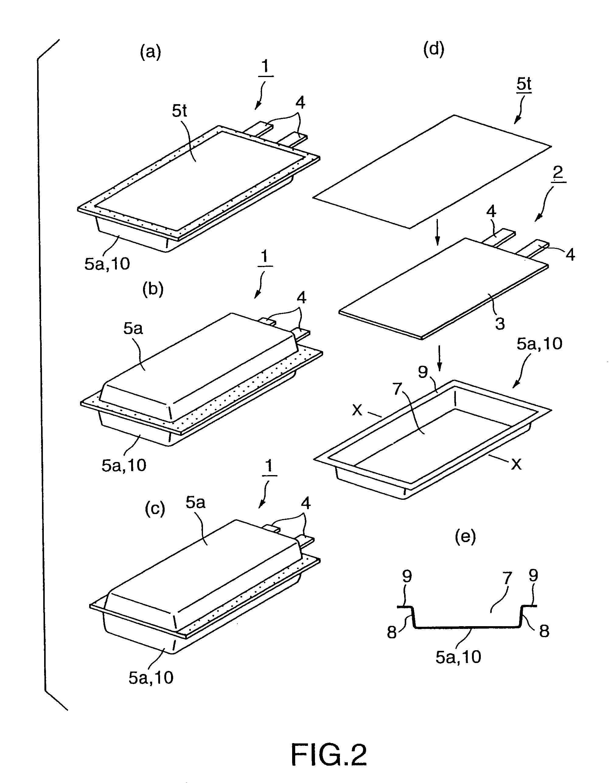 Polymer battery module packaging sheet and a method of manufacturing the same