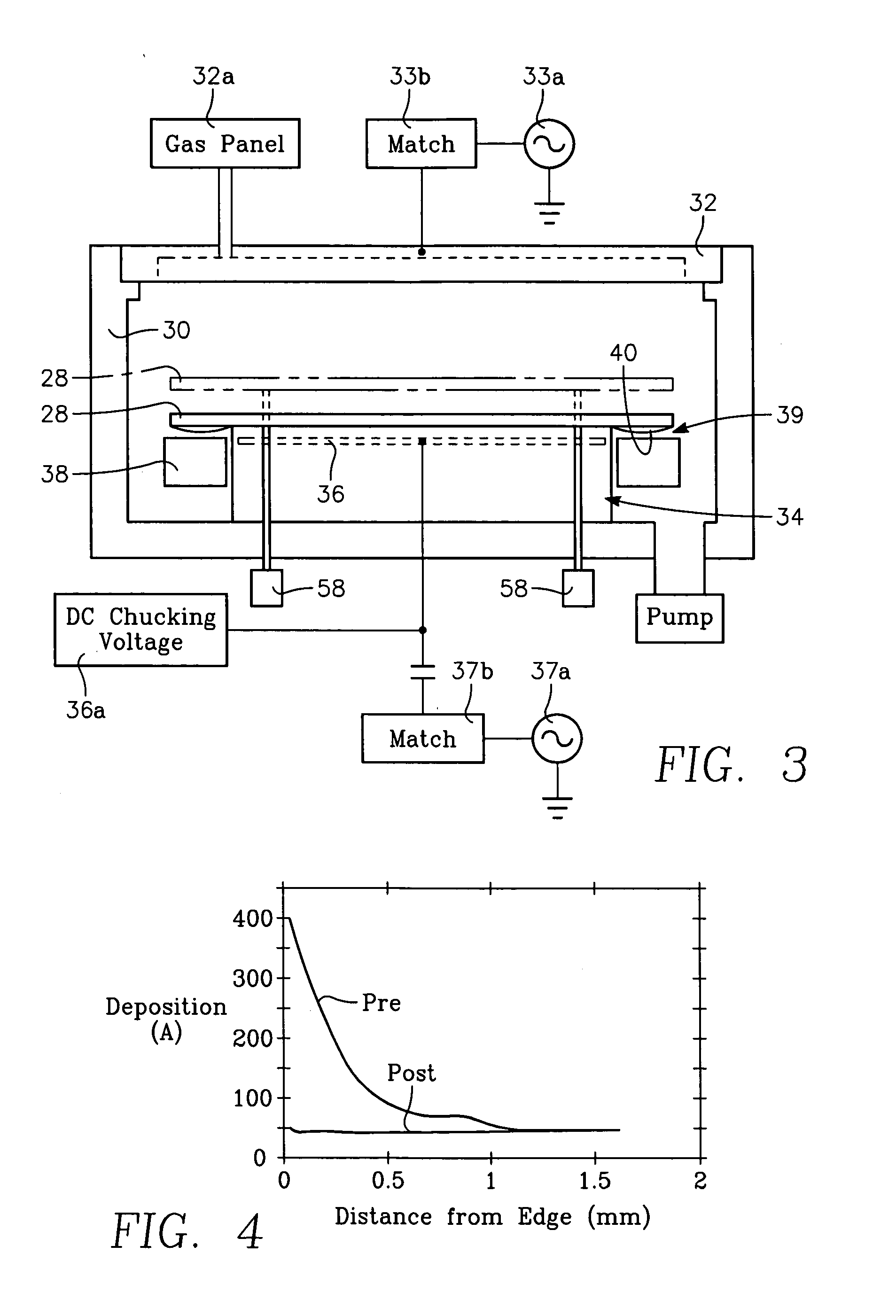 Plasma dielectric etch process including in-situ backside polymer removal for low-dielectric constant material