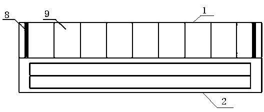 Cyclic acid pickling device and method of trough type pickling tank