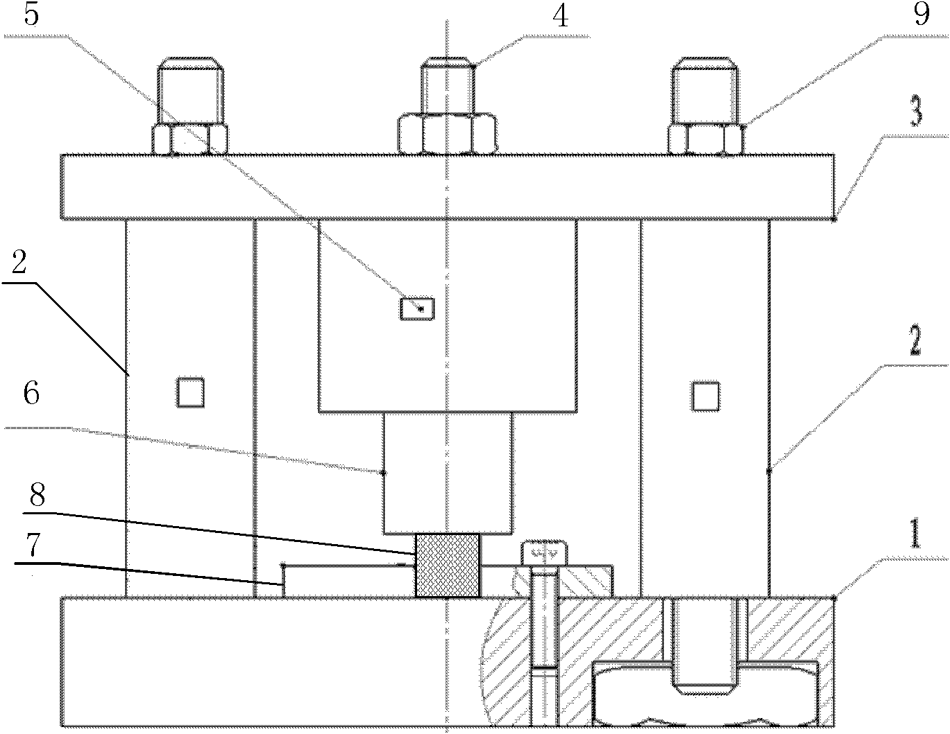 Device and method for testing normal-temperature and high-temperature compression stress relaxation of rubber