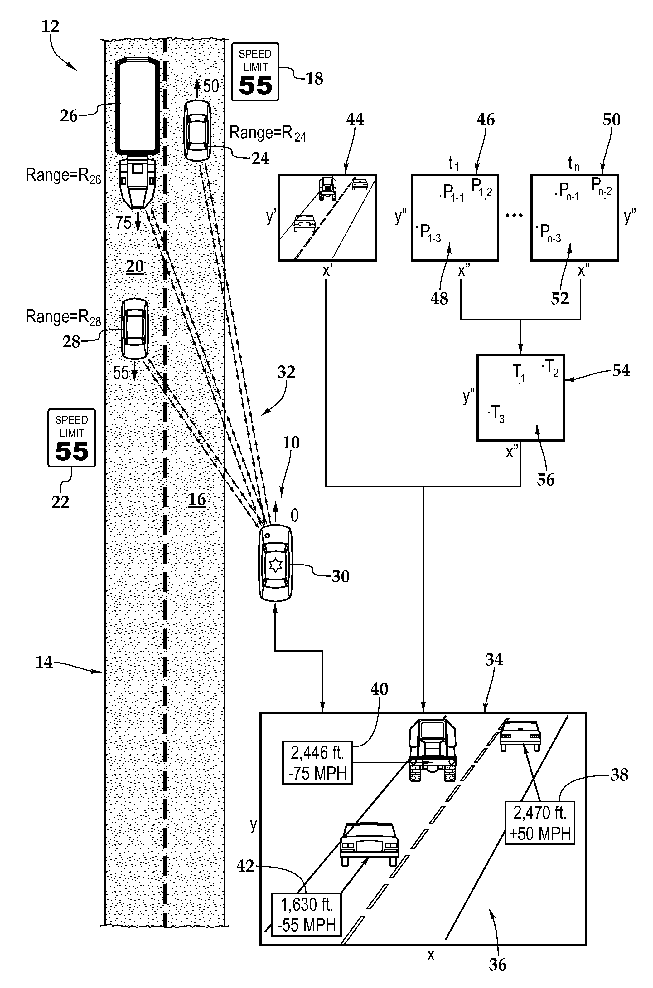 Lidar Measurement Device for Vehicular Traffic Surveillance and Method for Use of Same