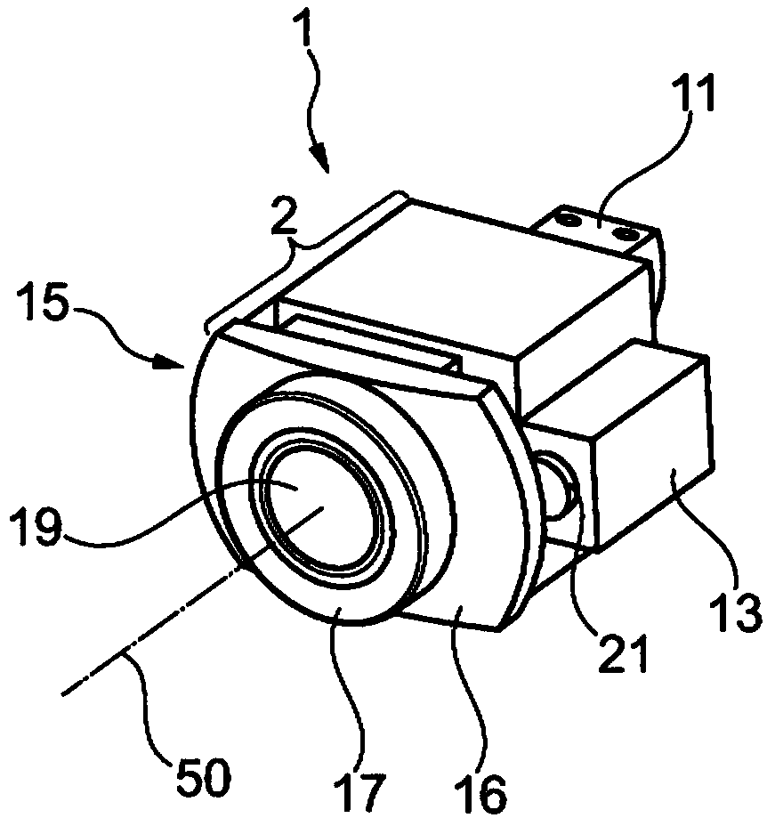 Device for protecting optical sensor and driver assistance system comprising optical sensor