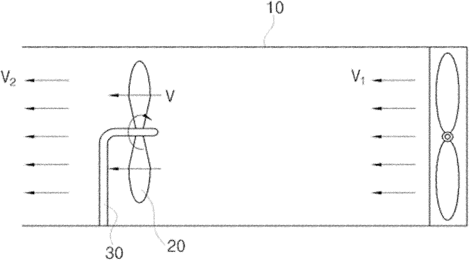 Rotating blade and air foil with structure for increasing flow rate