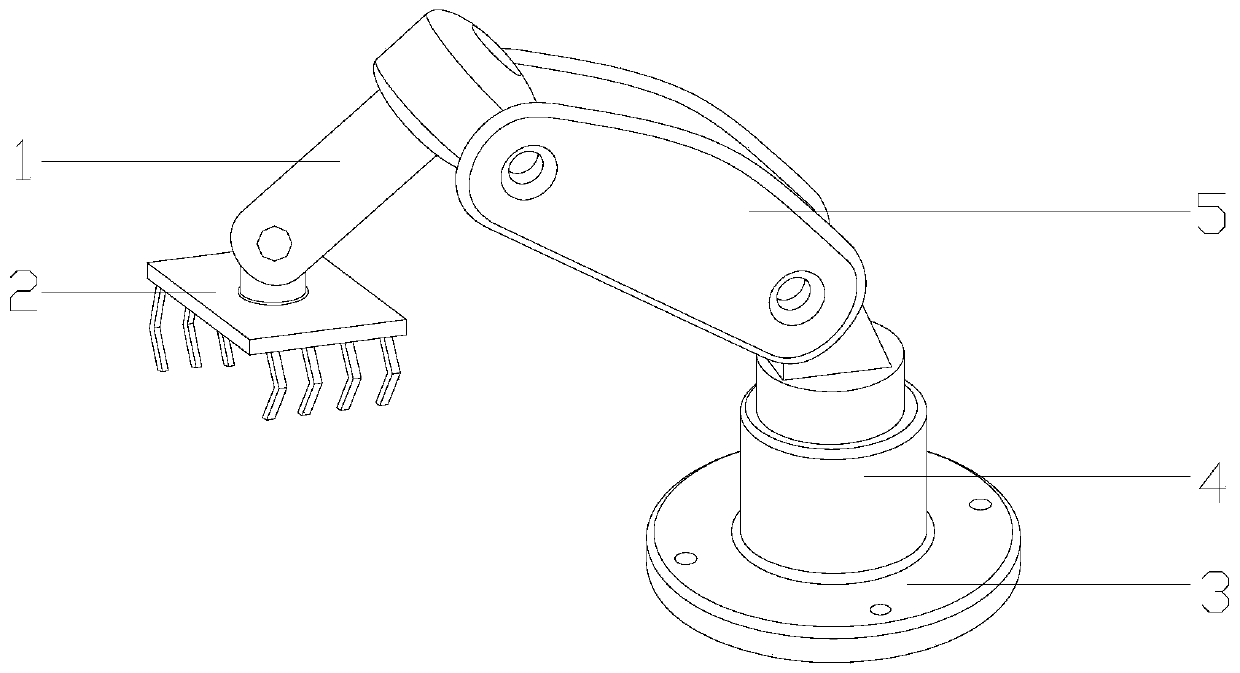 Automatic stacking device for logistics