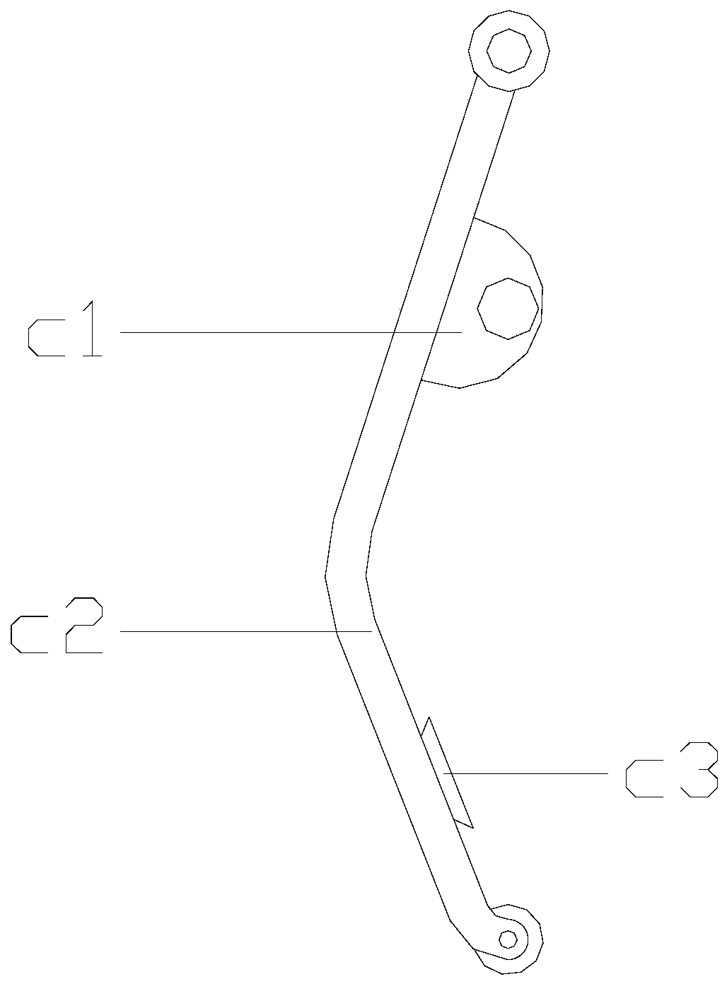 Automatic stacking device for logistics