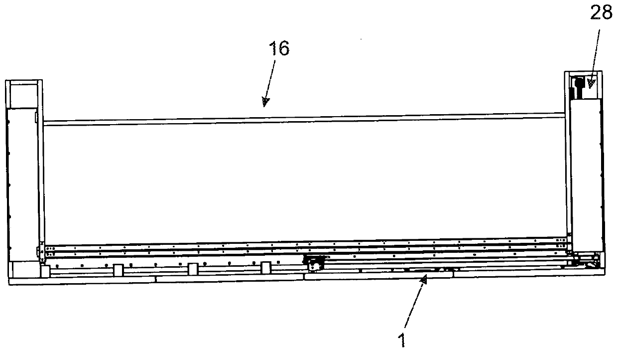 Ejection device for folding or folding sliding doors