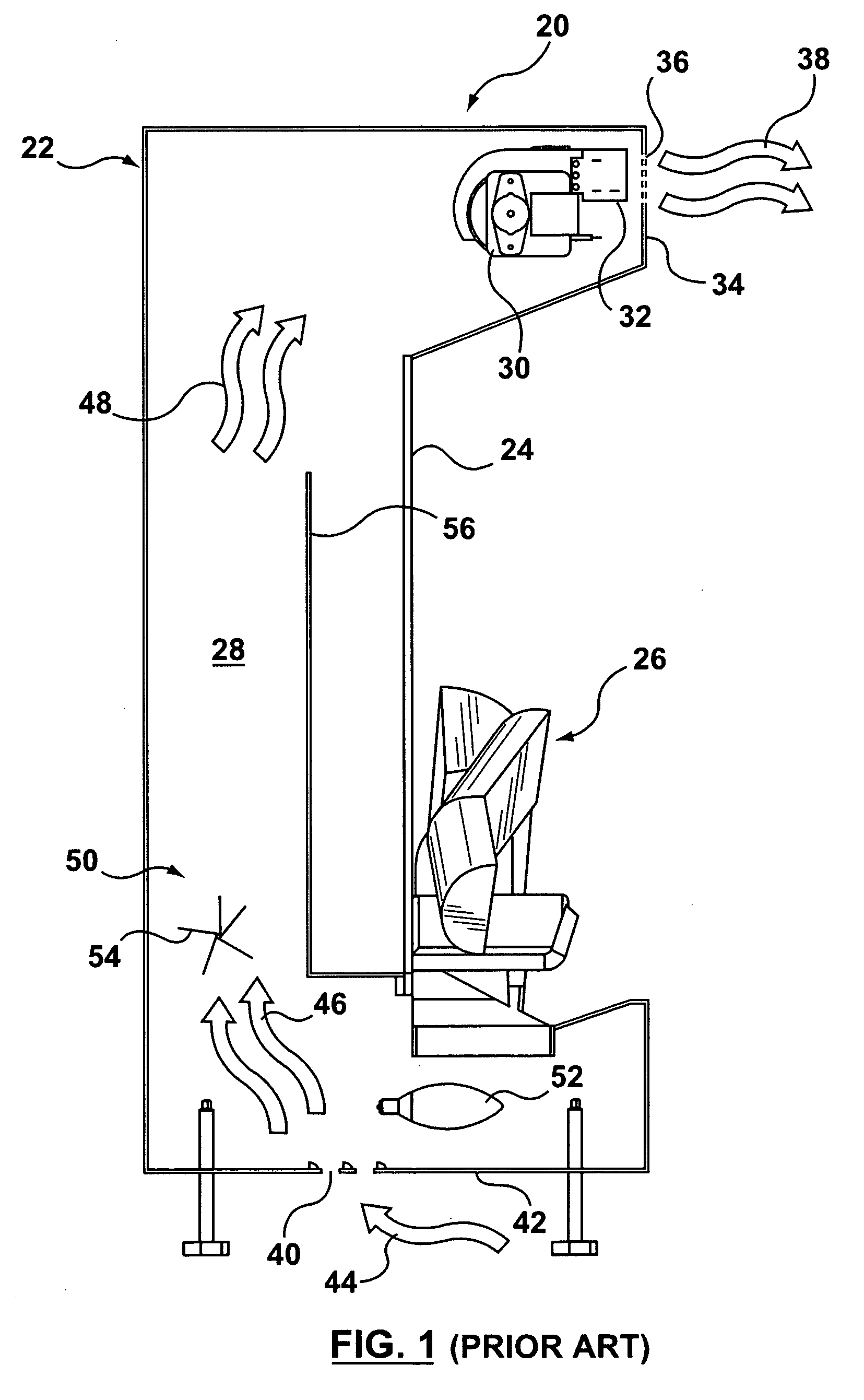 Flame simulating assembly including an air filter