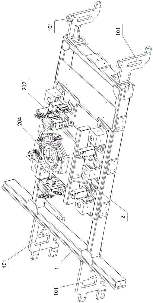 Self-adaptive flexible floating gripper applied to door covers on welding and assembling line